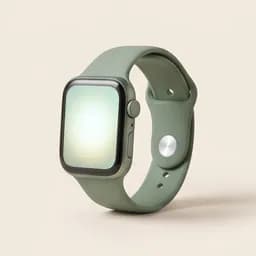 A smartwatch with a sport band
