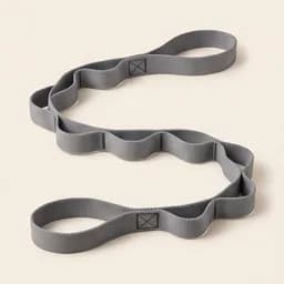 A stretching strap with loops