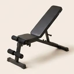 An adjustable incline weight bench